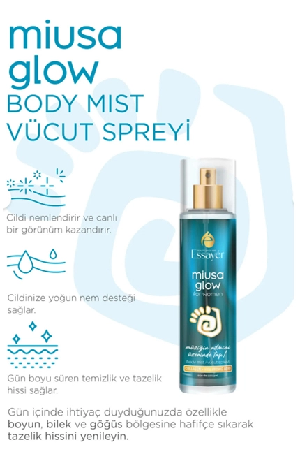 essayer miusa body mist, essayer vücut spreyi