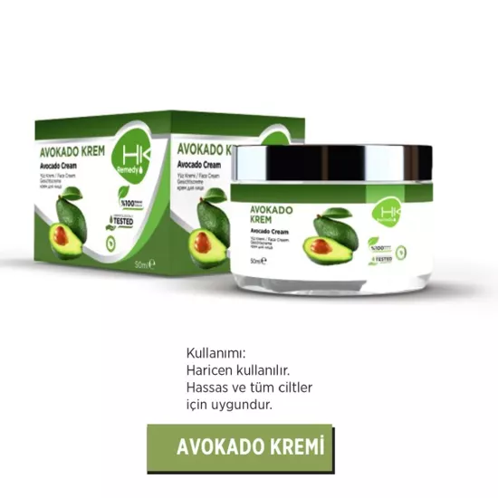 Doğal avakado krem