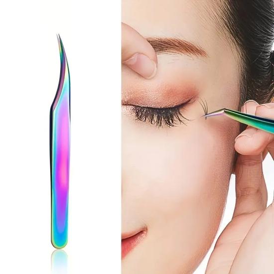 Gollee Pro ipek kirpik cımbızı, protez tırnak
